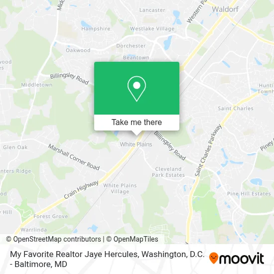 My Favorite Realtor Jaye Hercules map