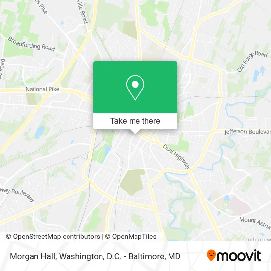Morgan Hall map