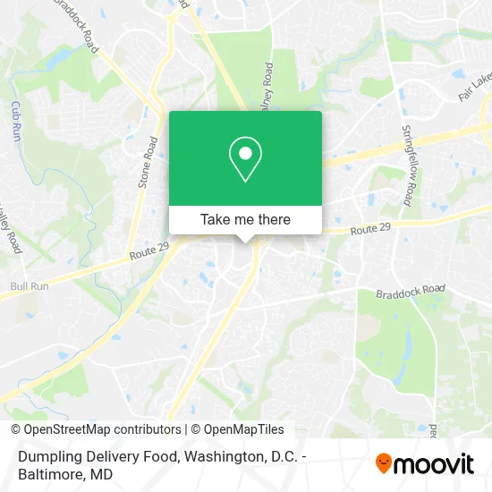 Dumpling Delivery Food map