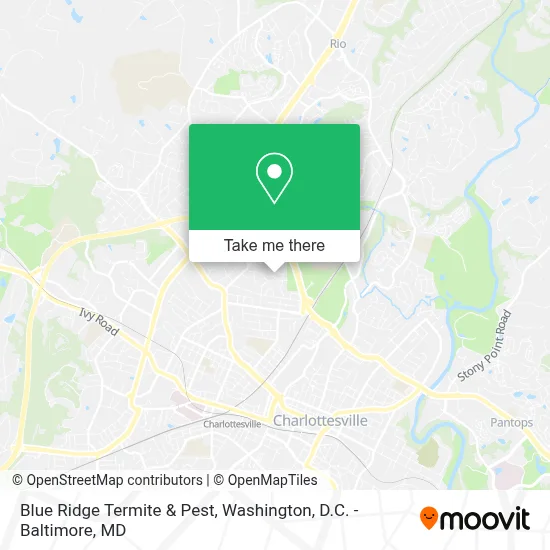 Blue Ridge Termite & Pest map