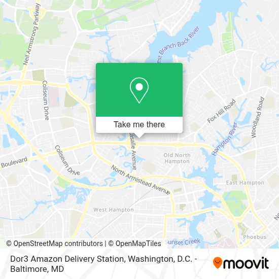 Dor3 Amazon Delivery Station map