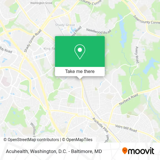 Acuhealth map