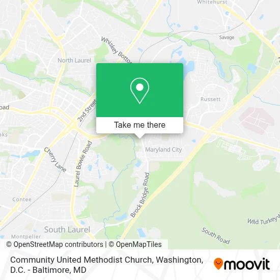 Community United Methodist Church map