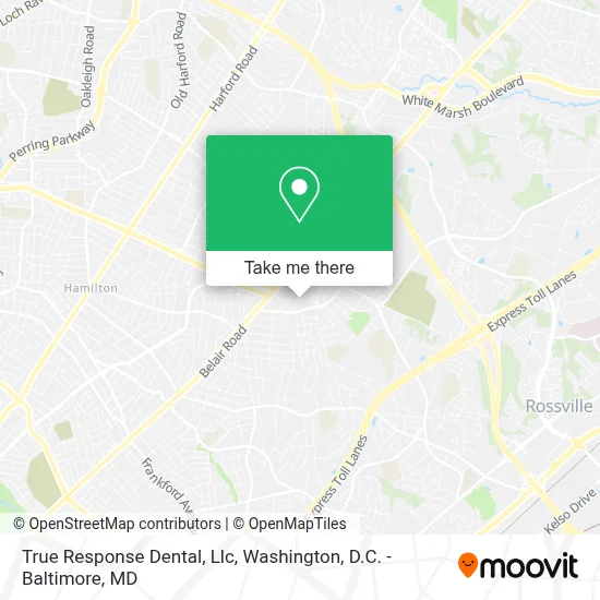 True Response Dental, Llc map