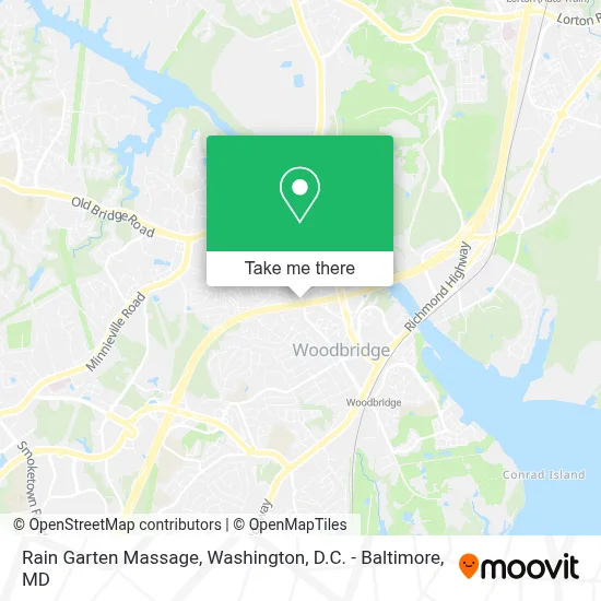 Rain Garten Massage map