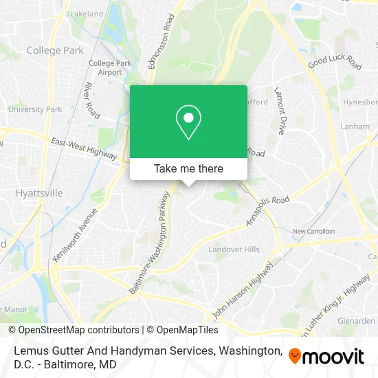 Lemus Gutter And Handyman Services map