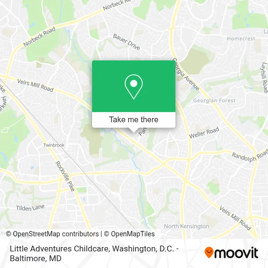 Little Adventures Childcare map