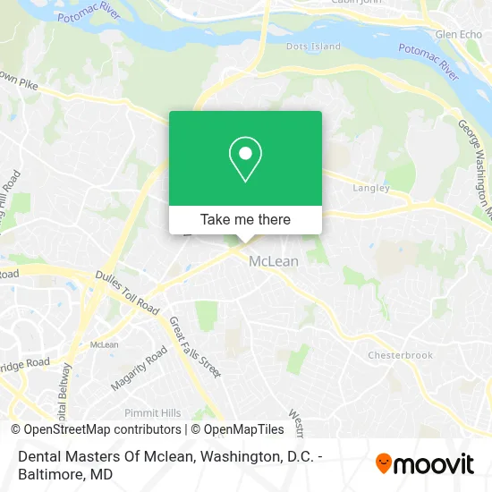 Dental Masters Of Mclean map
