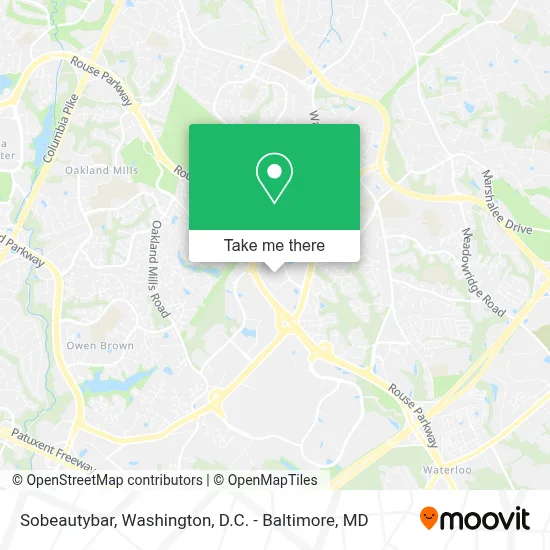Sobeautybar map
