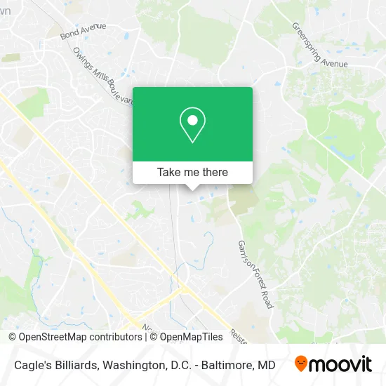 Cagle's Billiards map