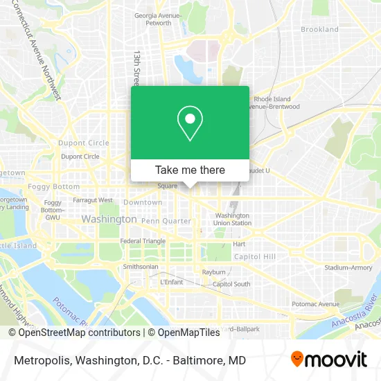Metropolis map