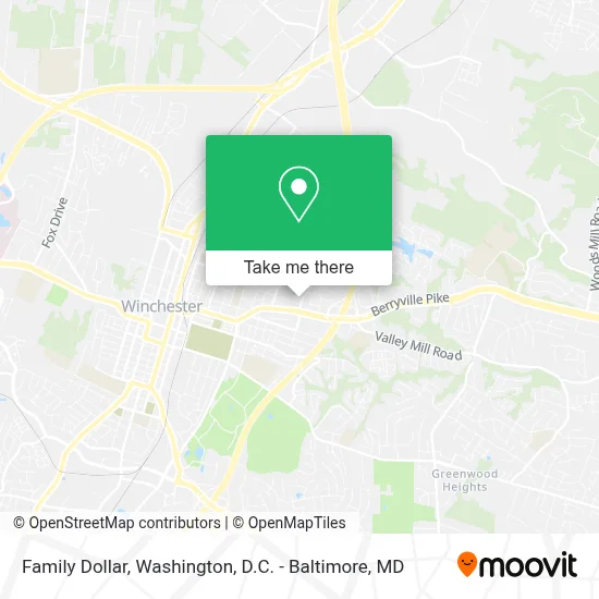Family Dollar map