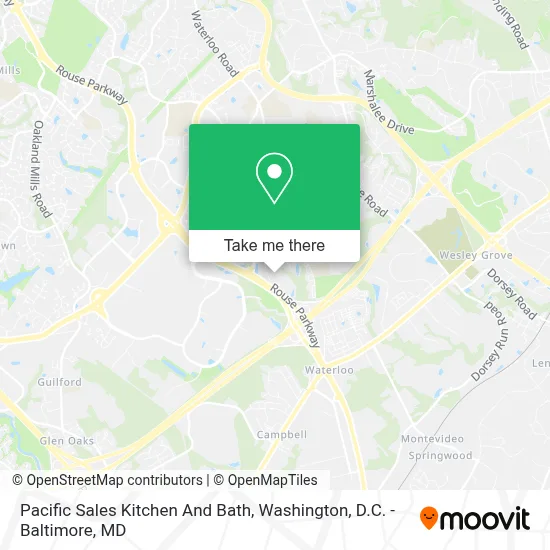 Pacific Sales Kitchen And Bath map