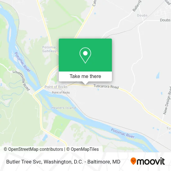 Butler Tree Svc map