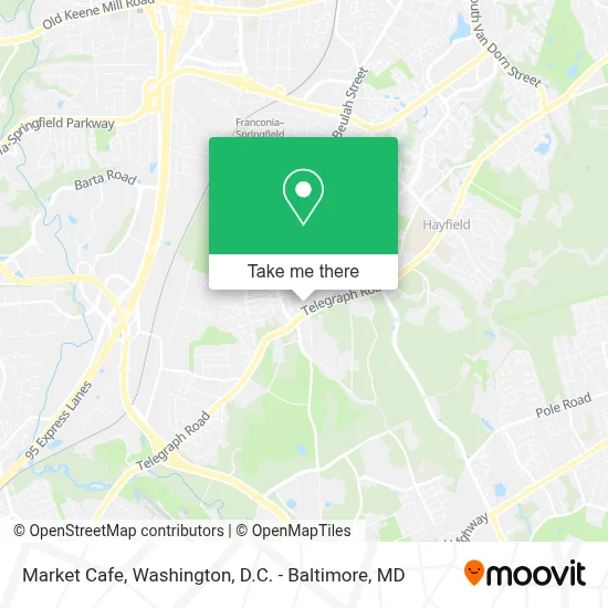 Market Café map