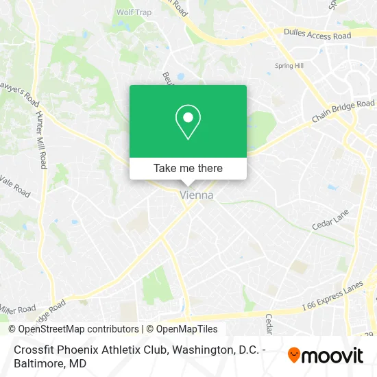 Crossfit Phoenix Athletix Club map