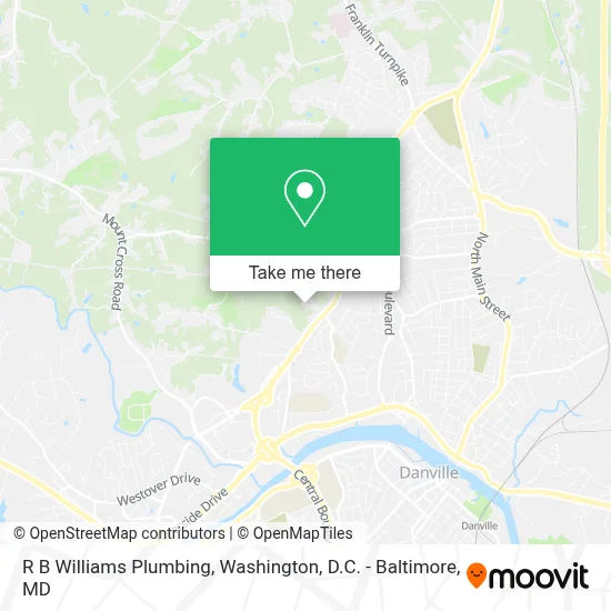 R B Williams Plumbing map
