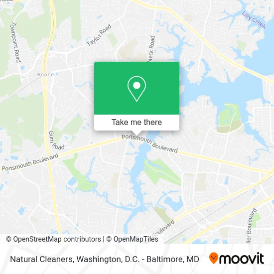 Natural Cleaners map
