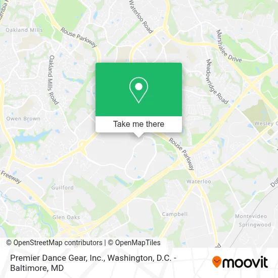 Premier Dance Gear, Inc. map