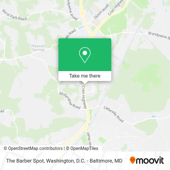 The Barber Spot map
