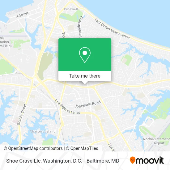 Shoe Crave Llc map