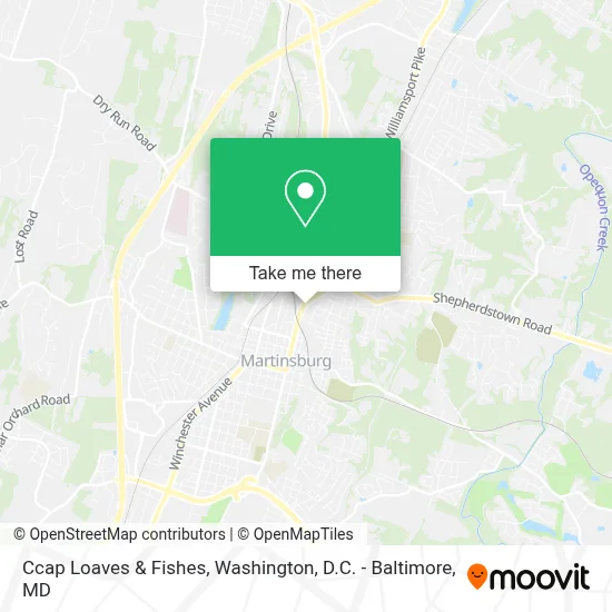 Ccap Loaves & Fishes map