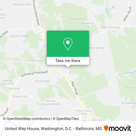 United Way House map