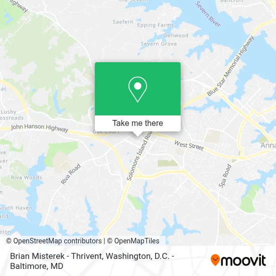 Brian Misterek - Thrivent map