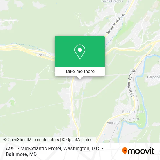 At&T - Mid-Atlantic Protel map