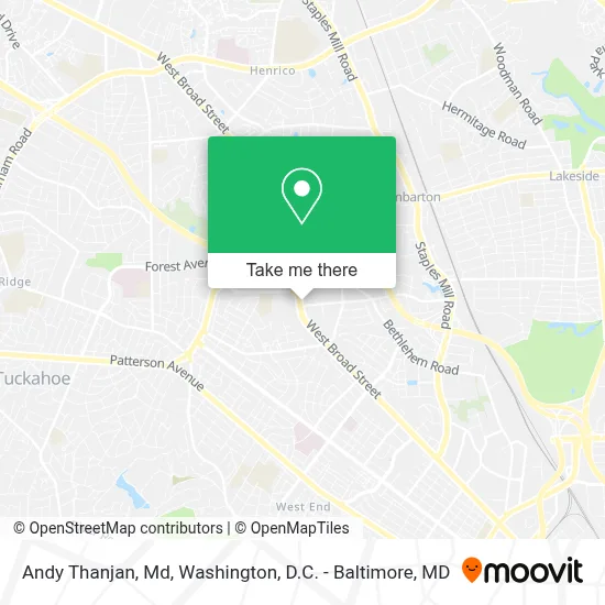 Andy Thanjan, Md map