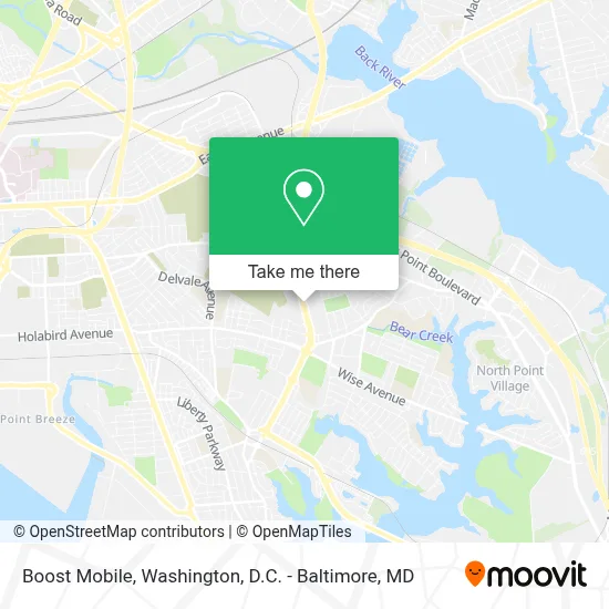 Boost Mobile map