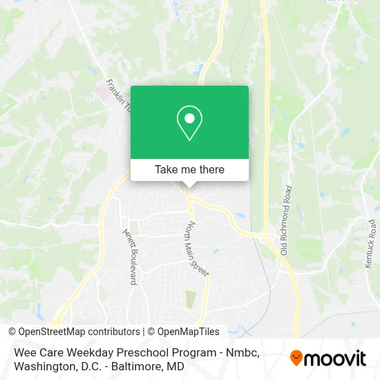 Wee Care Weekday Preschool Program - Nmbc map