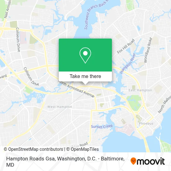 Hampton Roads Gsa map