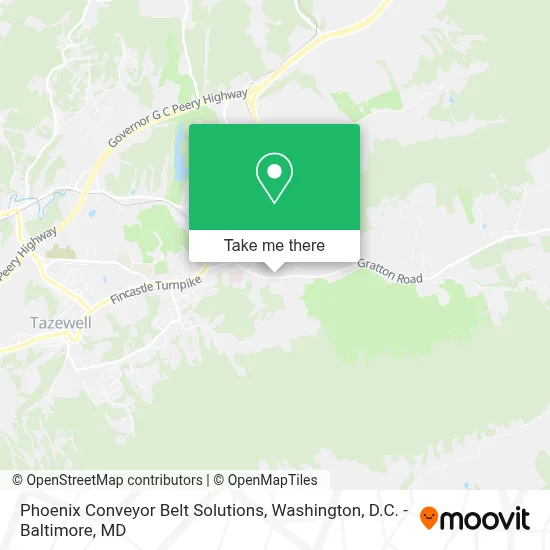 Phoenix Conveyor Belt Solutions map