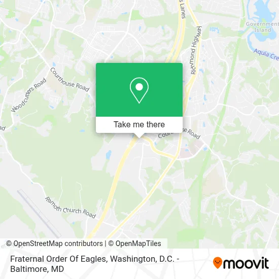 Fraternal Order Of Eagles map
