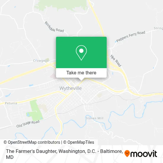 The Farmer's Daughter map