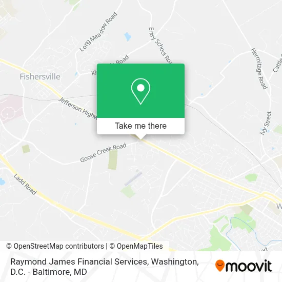 Raymond James Financial Services map