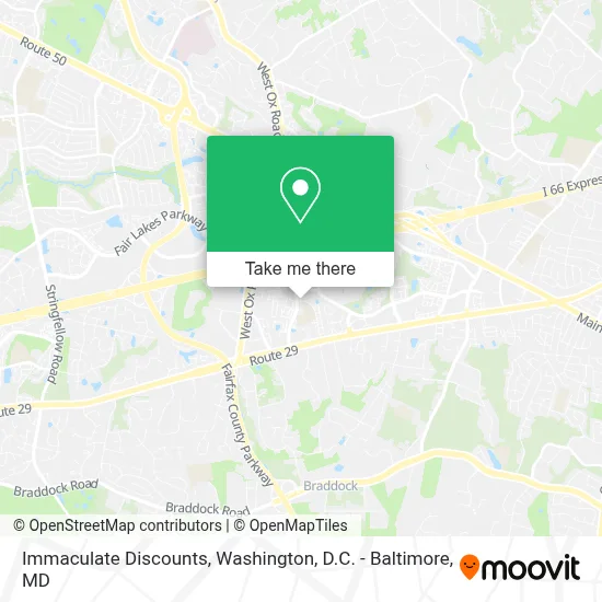 Immaculate Discounts map
