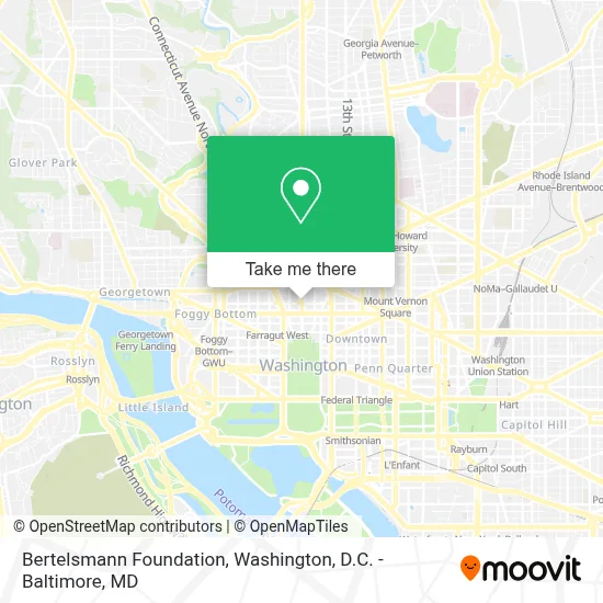 Bertelsmann Foundation map