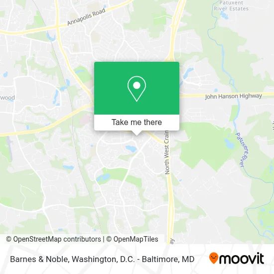 Barnes & Noble map