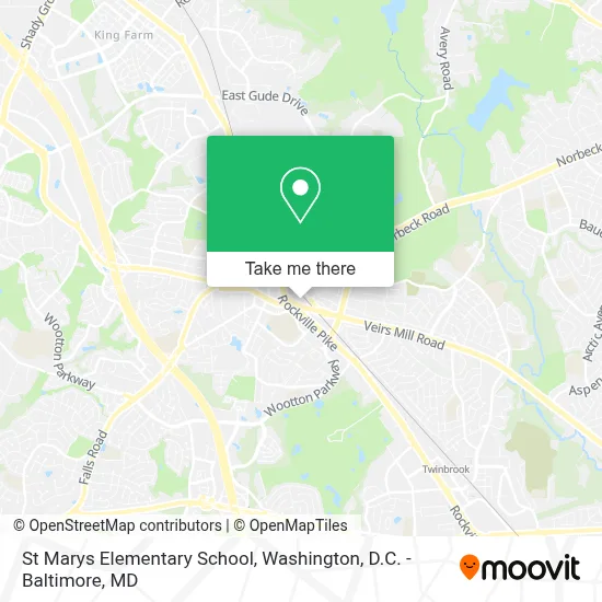 St Marys Elementary School map