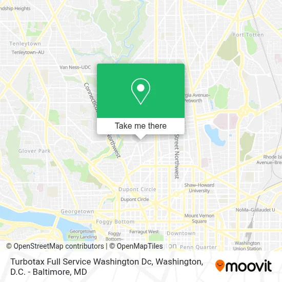 Turbotax Full Service Washington Dc map