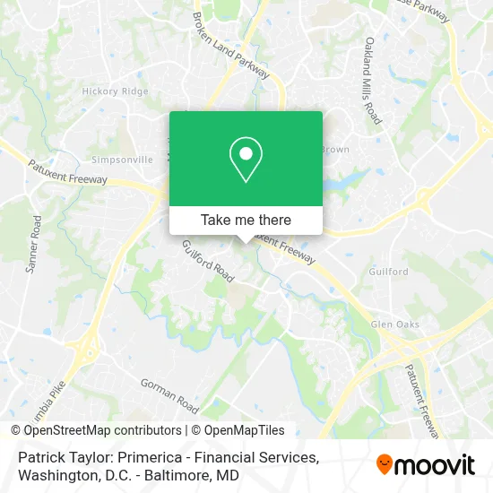 Patrick Taylor: Primerica - Financial Services map