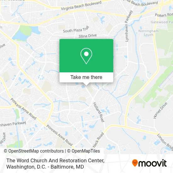 The Word Church And Restoration Center map