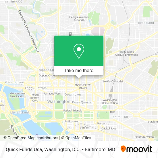 Quick Funds Usa map