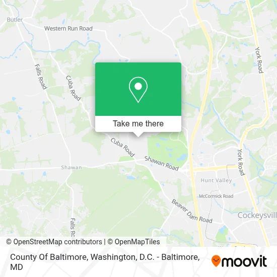 County Of Baltimore map