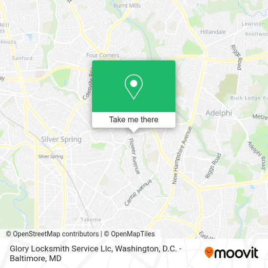 Glory Locksmith Service Llc map