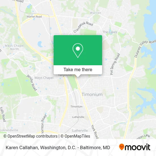 Karen Callahan map