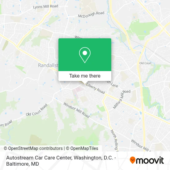 Autostream Car Care Center map