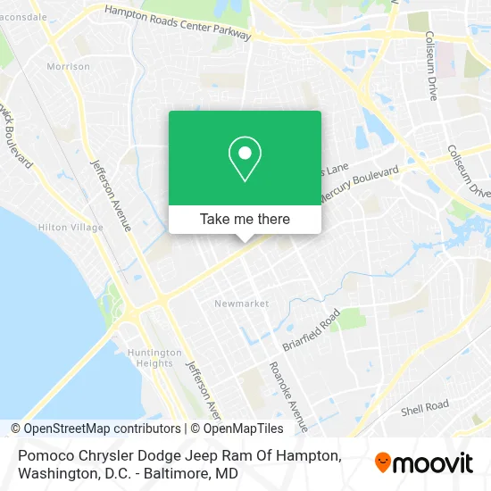 Pomoco Chrysler Dodge Jeep Ram Of Hampton map